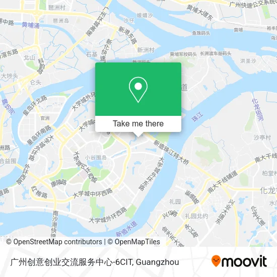广州创意创业交流服务中心-6CIT map