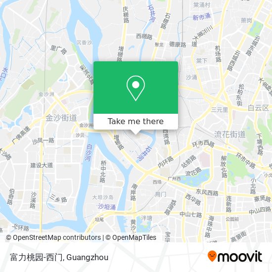 富力桃园-西门 map