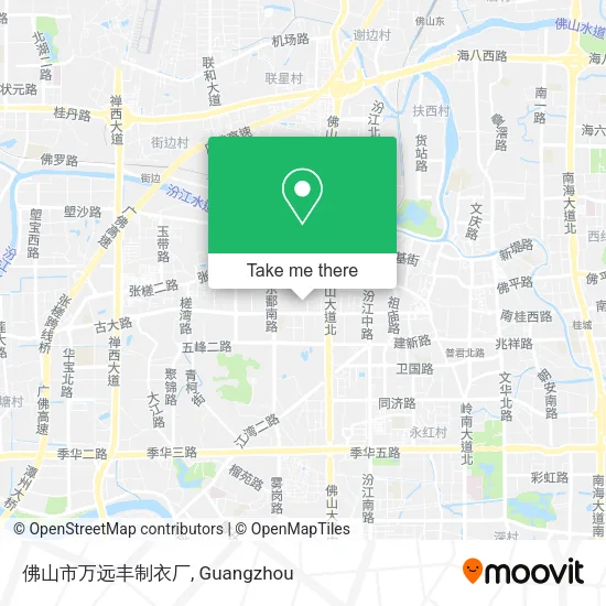 佛山市万远丰制衣厂 map