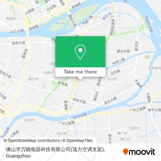 佛山市万晓电器科技有限公司(顶力空调支架) map