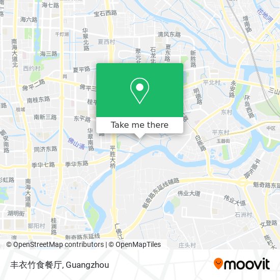 丰衣竹食餐厅 map