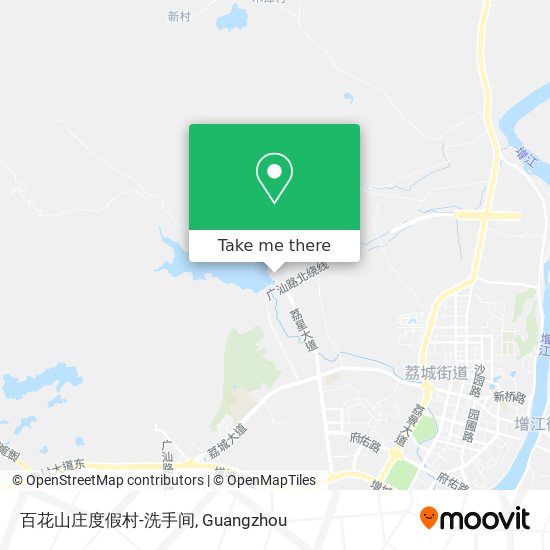 百花山庄度假村-洗手间 map