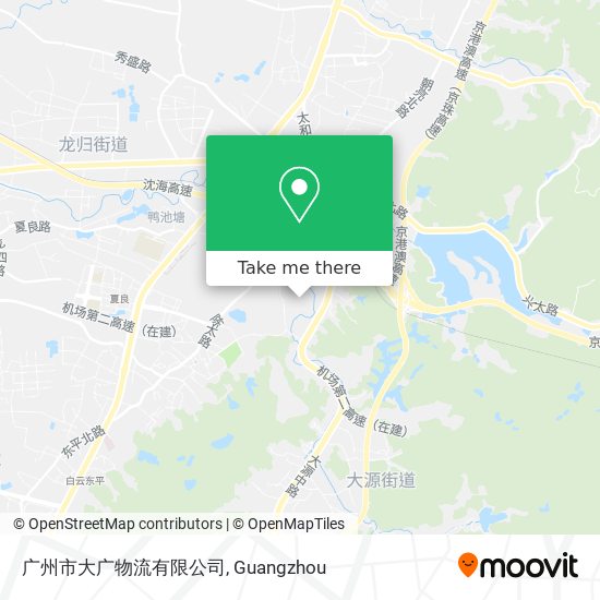 广州市大广物流有限公司 map