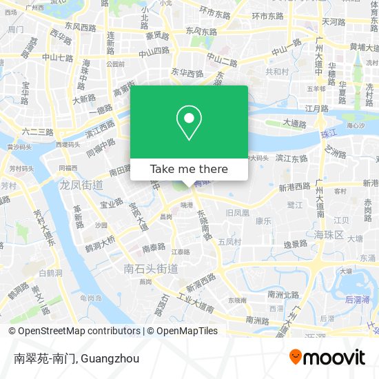 南翠苑-南门 map