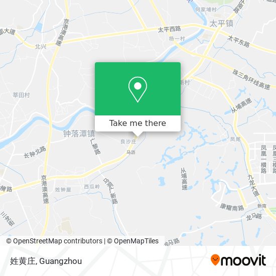 姓黄庄 map