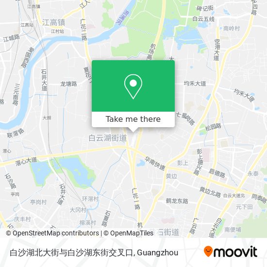 白沙湖北大街与白沙湖东街交叉口 map
