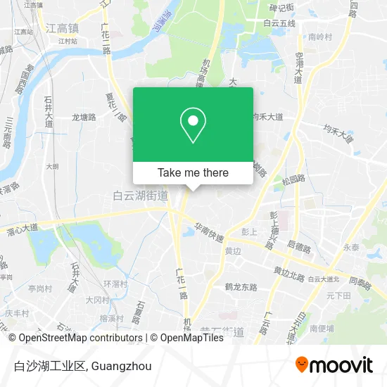 白沙湖工业区 map