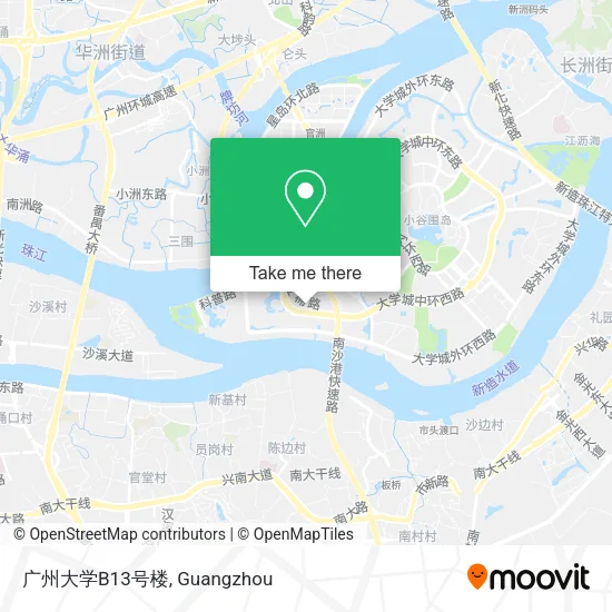 广州大学B13号楼 map