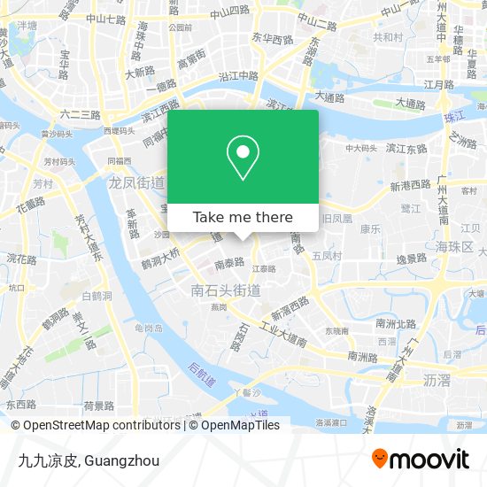 九九凉皮 map