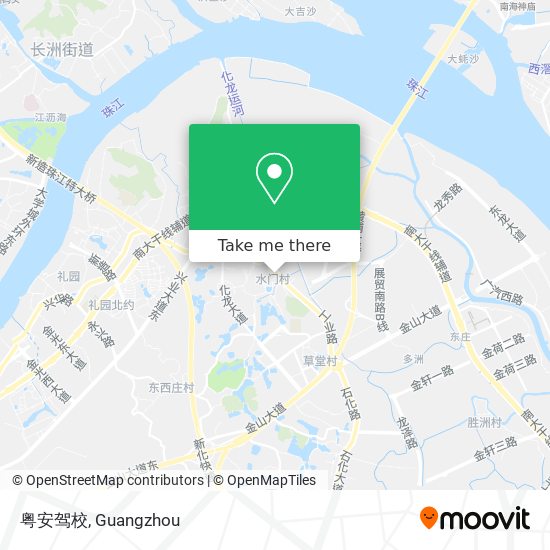 粤安驾校 map