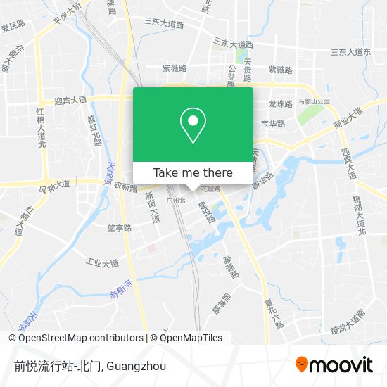 前悦流行站-北门 map