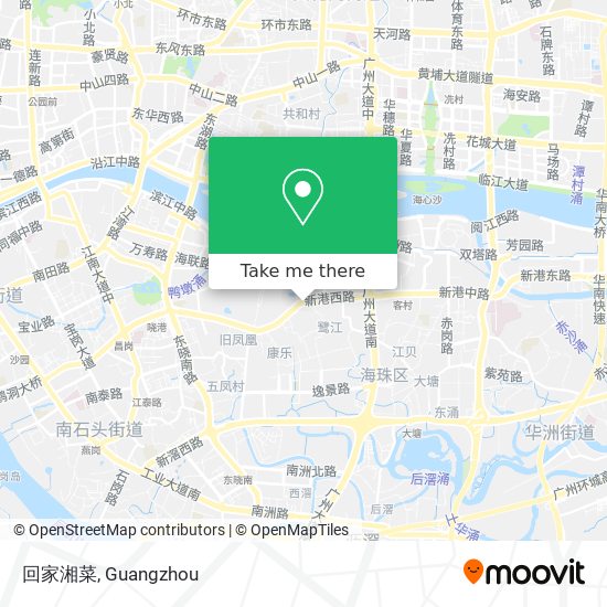 回家湘菜 map