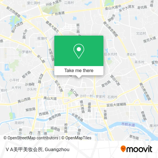 V A美甲美妆会所 map