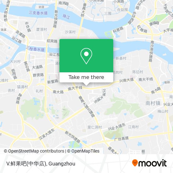 V.鲜果吧(中华店) map