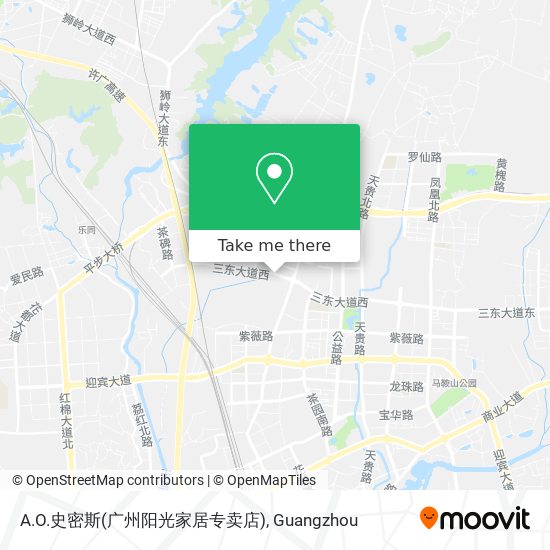 A.O.史密斯(广州阳光家居专卖店) map