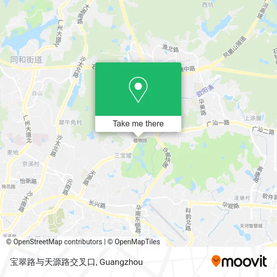 宝翠路与天源路交叉口 map