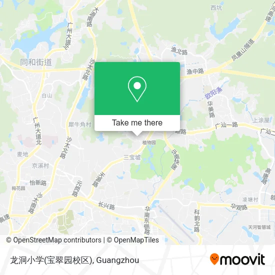 龙洞小学(宝翠园校区) map