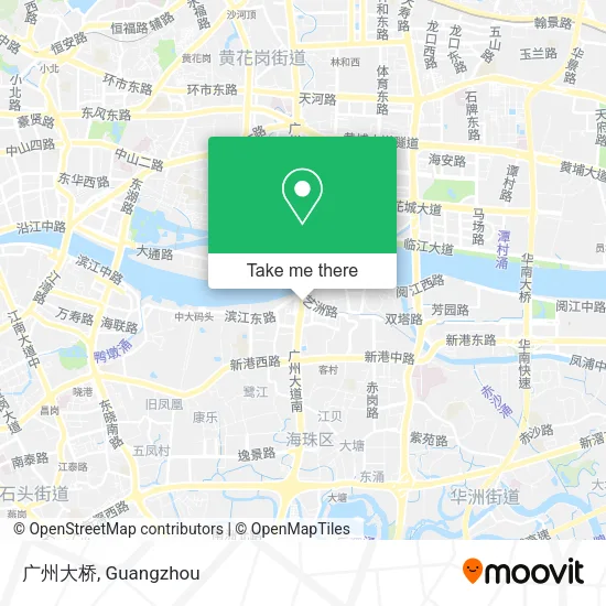 广州大桥 map