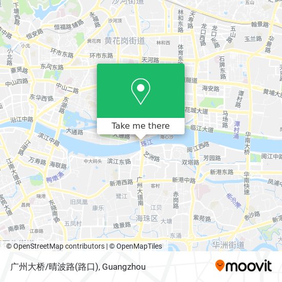 广州大桥/晴波路(路口) map