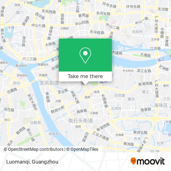 Luomanqi map