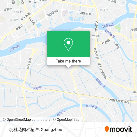 上坭桃花园种植户 map