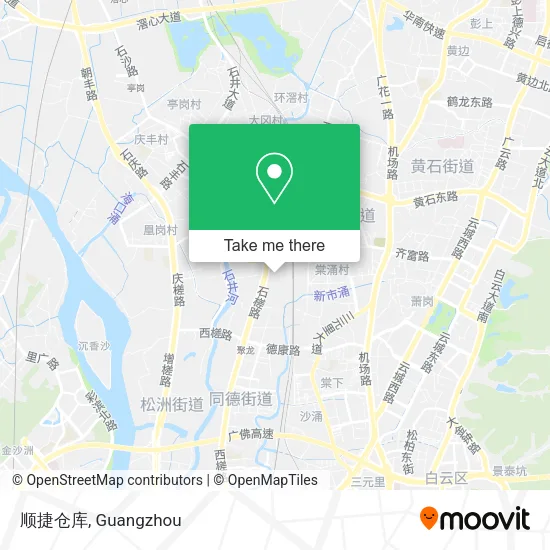 顺捷仓库 map