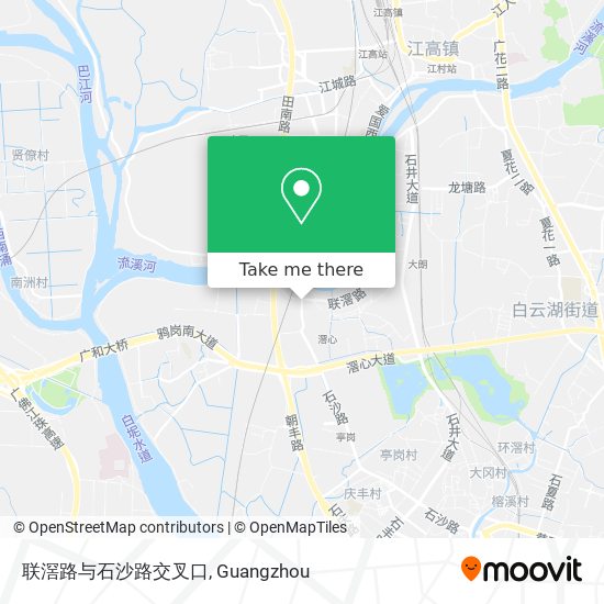 联滘路与石沙路交叉口 map