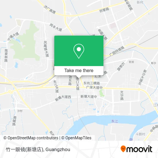 竹一眼镜(新塘店) map