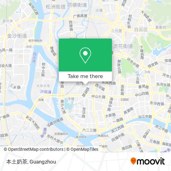 本土奶茶 map