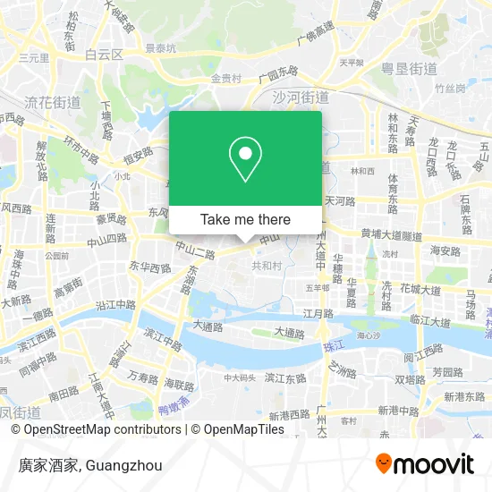 廣家酒家 map