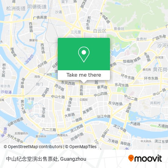 中山纪念堂演出售票处 map