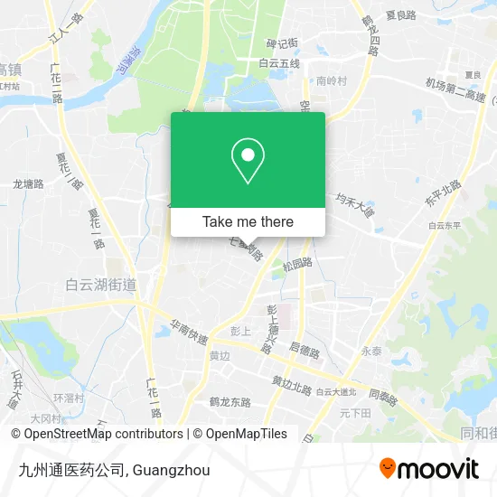 九州通医药公司 map