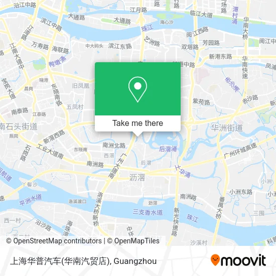 上海华普汽车(华南汽贸店) map