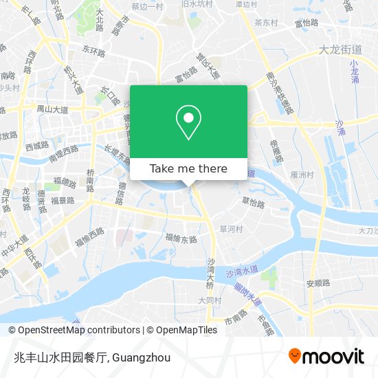 兆丰山水田园餐厅 map