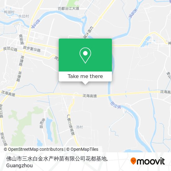 佛山市三水白金水产种苗有限公司花都基地 map