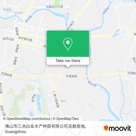 佛山市三水白金水产种苗有限公司花都基地 map