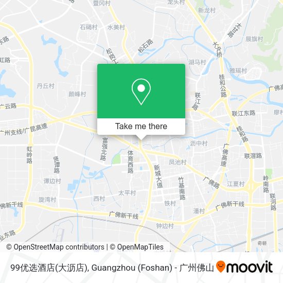 99优选酒店(大沥店) map