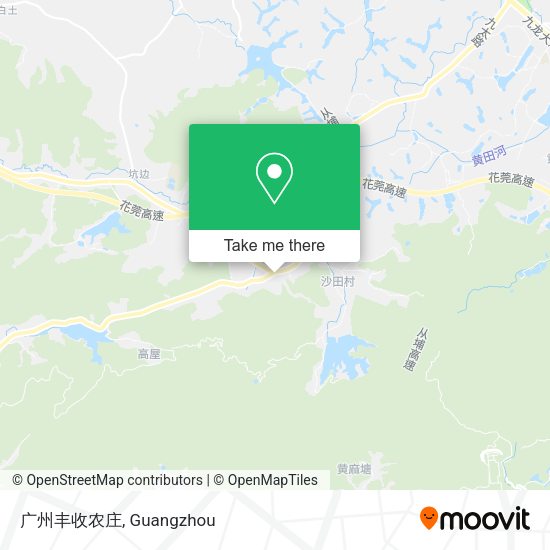 广州丰收农庄 map