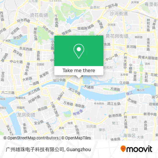 广州雄珠电子科技有限公司 map