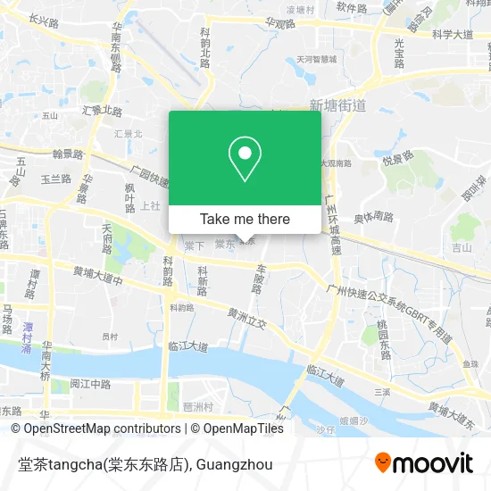 堂茶tangcha(棠东东路店) map