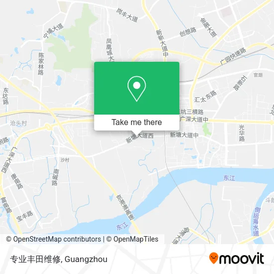 专业丰田维修 map