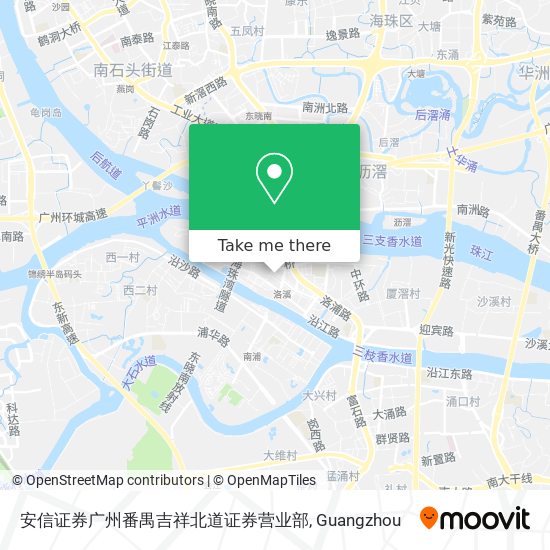 安信证券广州番禺吉祥北道证券营业部 map