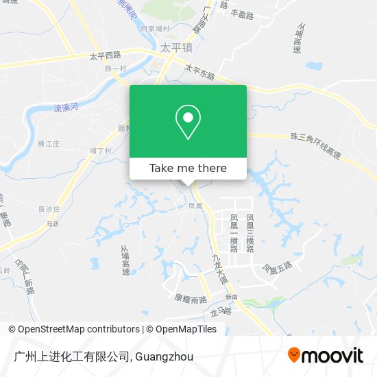 广州上进化工有限公司 map