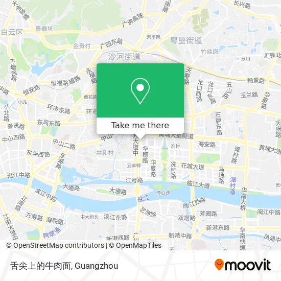 舌尖上的牛肉面 map