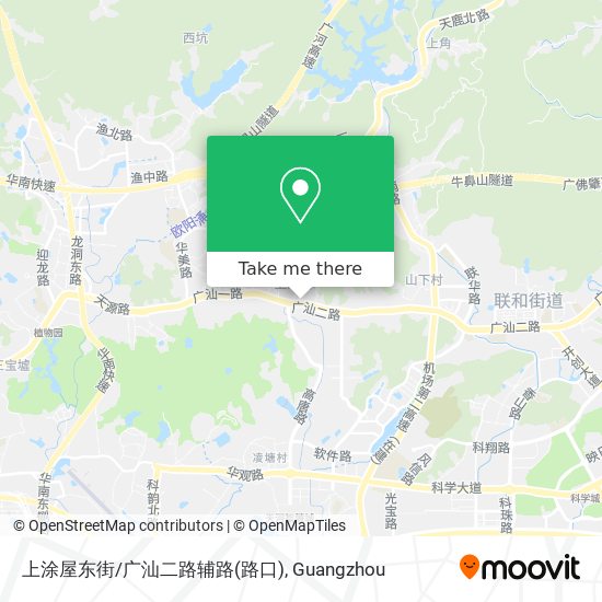 上涂屋东街/广汕二路辅路(路口) map