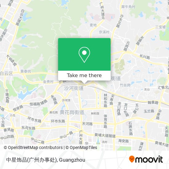 中星饰品(广州办事处) map