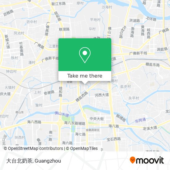 大台北奶茶 map