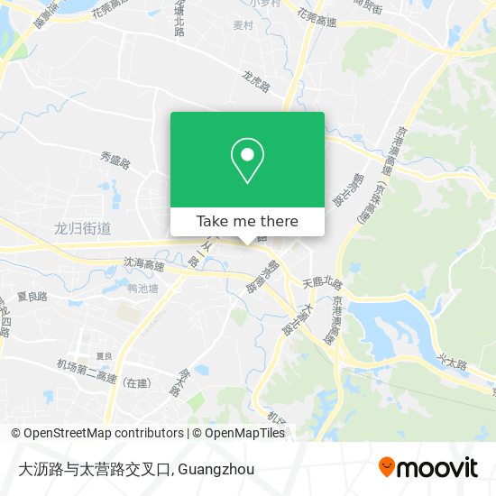 大沥路与太营路交叉口 map