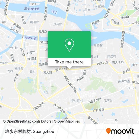 塘步东村牌坊 map