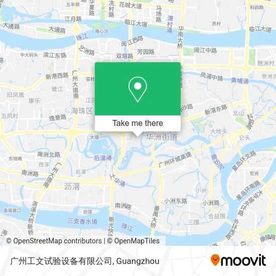 广州工文试验设备有限公司 map